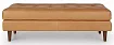 Пуф кожаный Жаклин 2 (Сканди), Бежевый