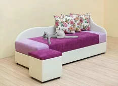 Кушетка Алина Без механизма Фиолетовый 