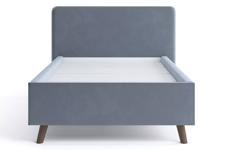 ф63 Интерьерная кровать Ванесса 120 с мягкой спинкой дизайн 5