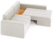 Угловой диван Брест 2 секции, Бежевый
