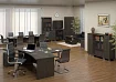Стол руководителя Фёст компоновка 3, Коричневый